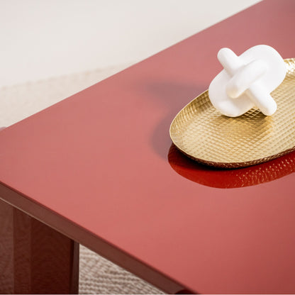 Lucky Wood Coffee Table Gloss - Red