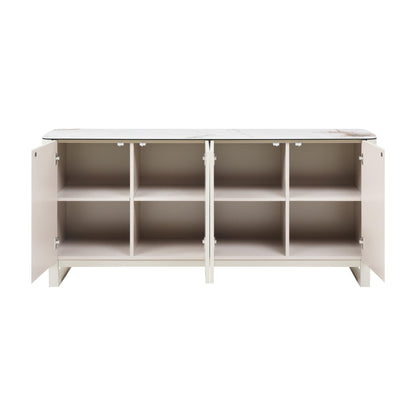 Messina Ceramic Sideboard - Milan White Marble