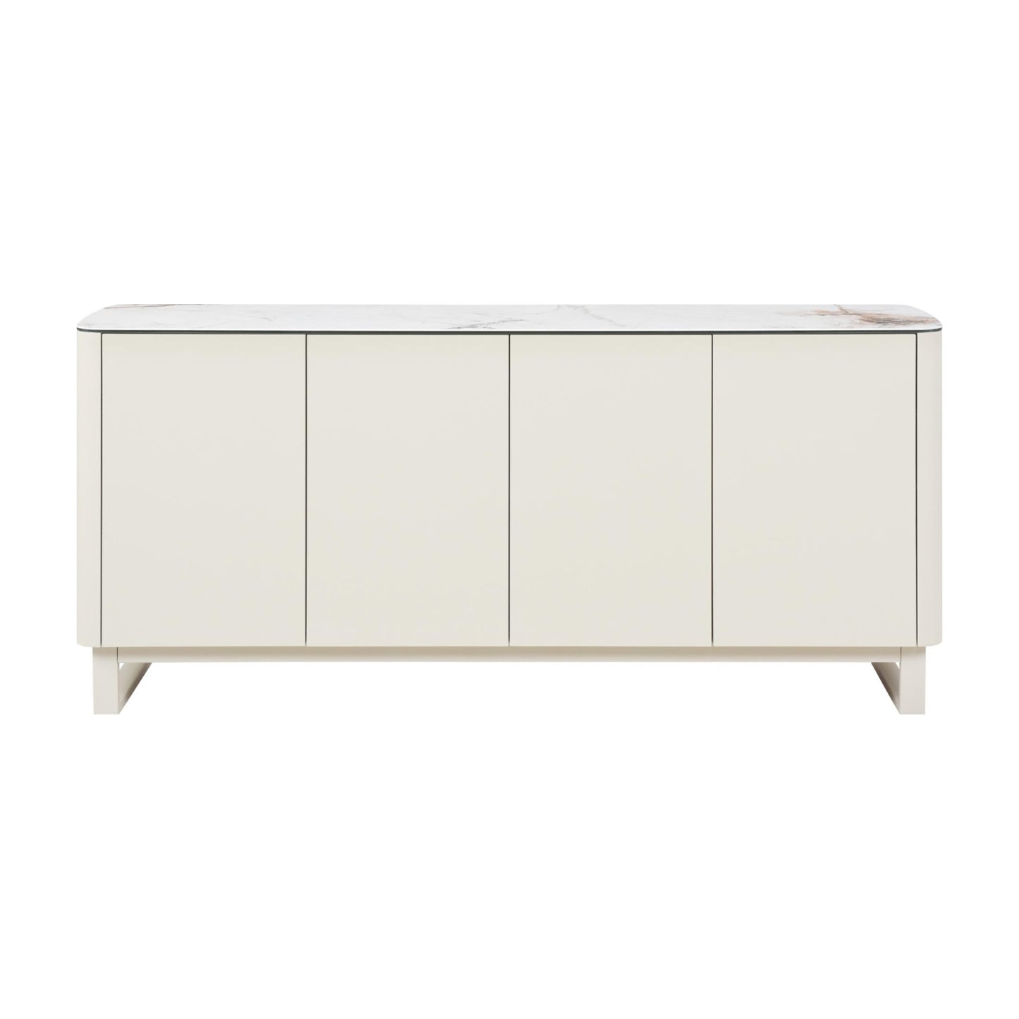Messina Ceramic Sideboard - Milan White Marble