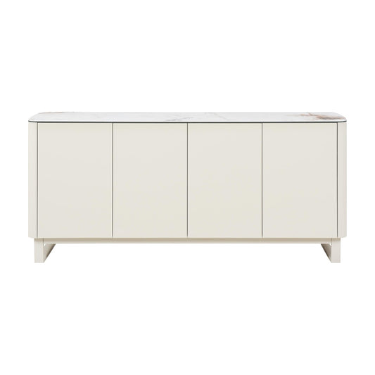 Messina Ceramic Sideboard - Milan White Marble