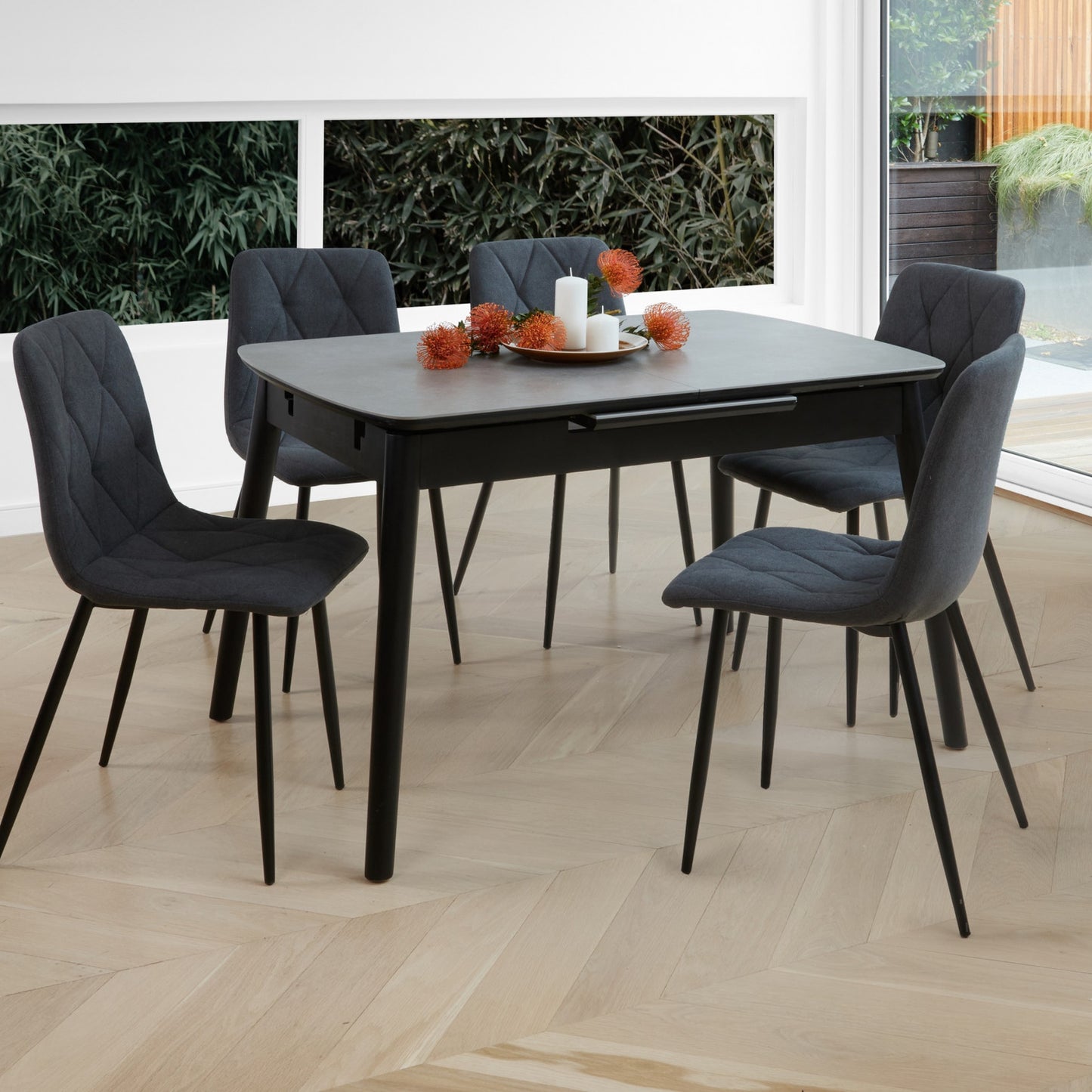 Mila Ceramic Extension Dining Table