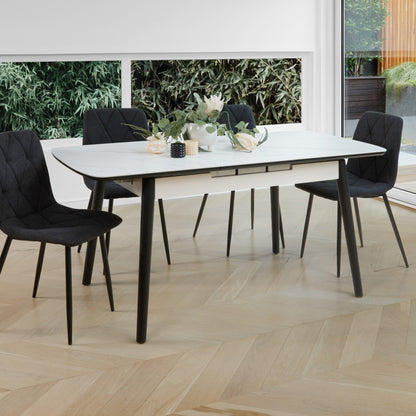 Mila Ceramic Extension Dining Table