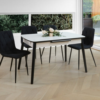 Mila Ceramic Extension Dining Table