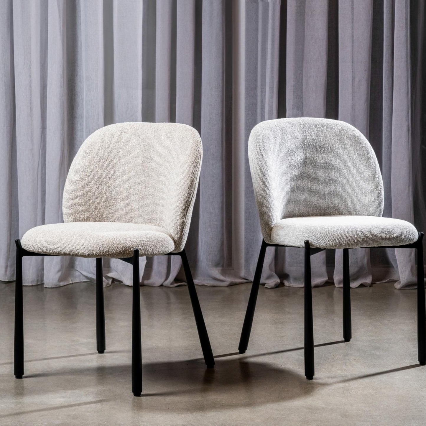 Miya Fabric Dining Chair Set of 2