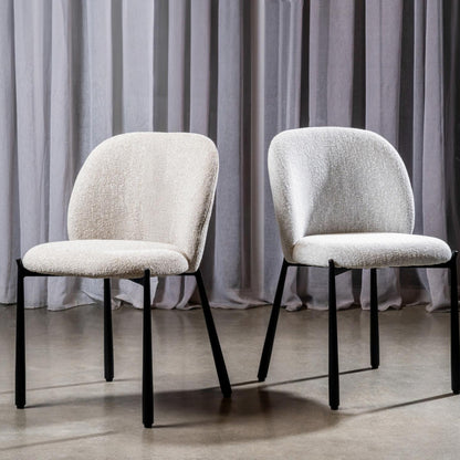 Miya Fabric Dining Chair Set of 2