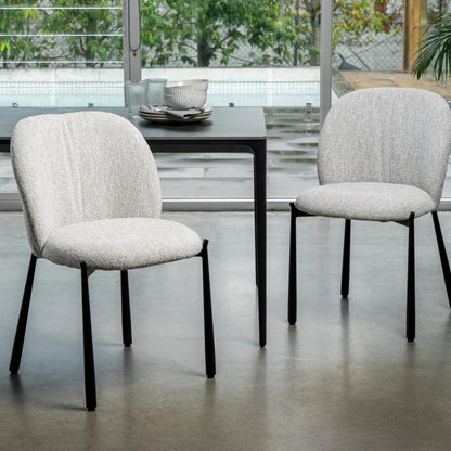 Miya Fabric Dining Chair Set of 2