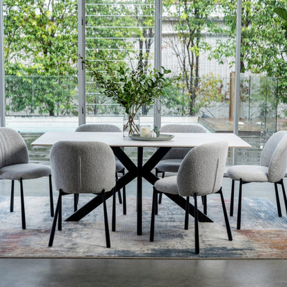 Miya Fabric Dining Chair Set of 2