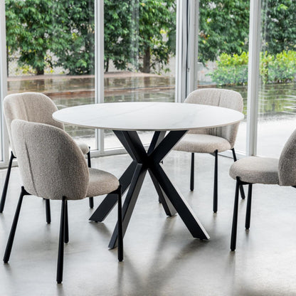 Miya Fabric Dining Chair Set of 2