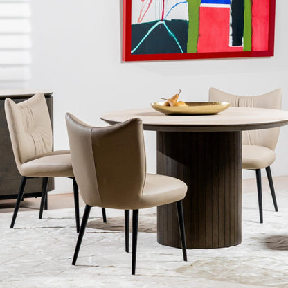 Modena Leather Dining Chair Set of 2