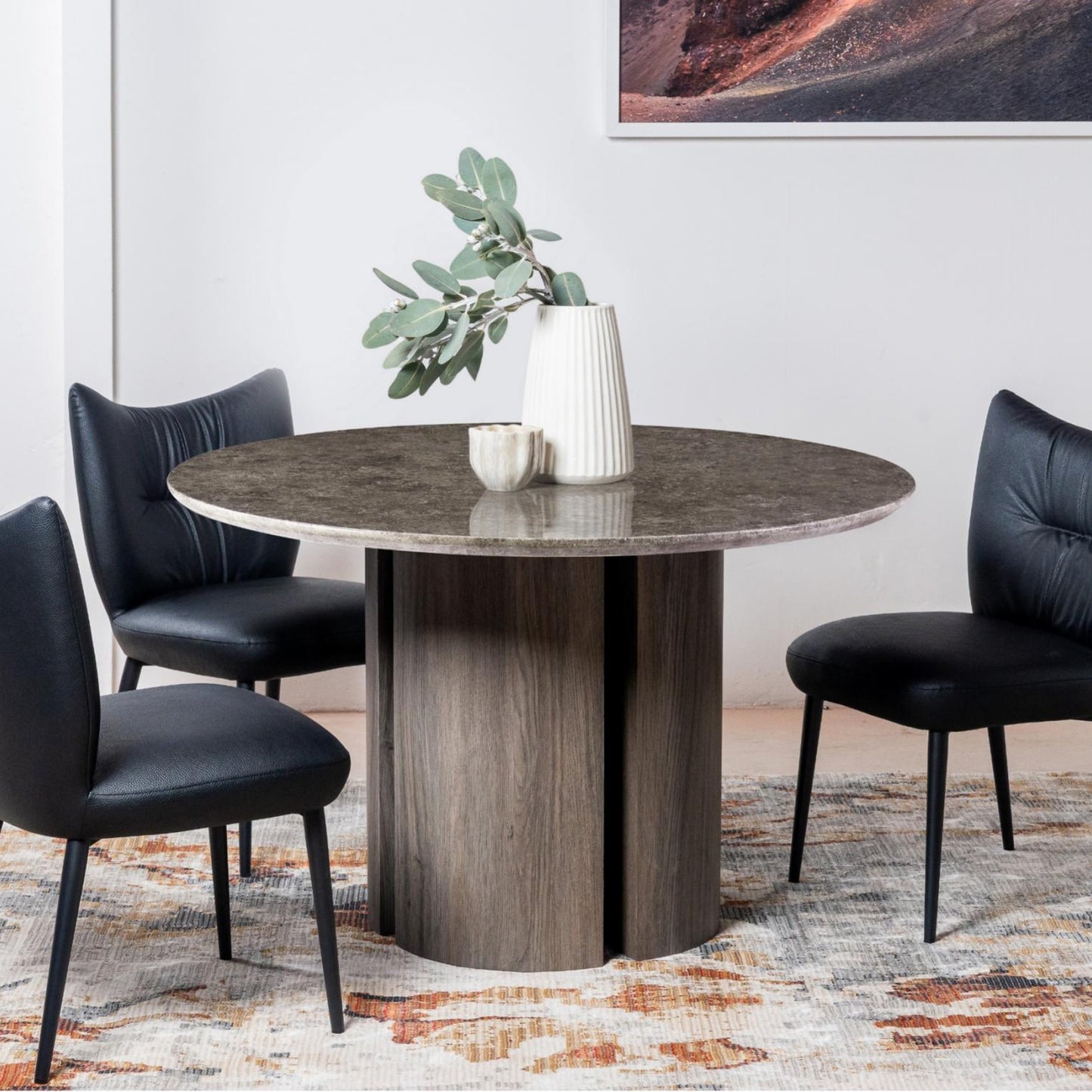 Modena Leather Dining Chair Set of 2