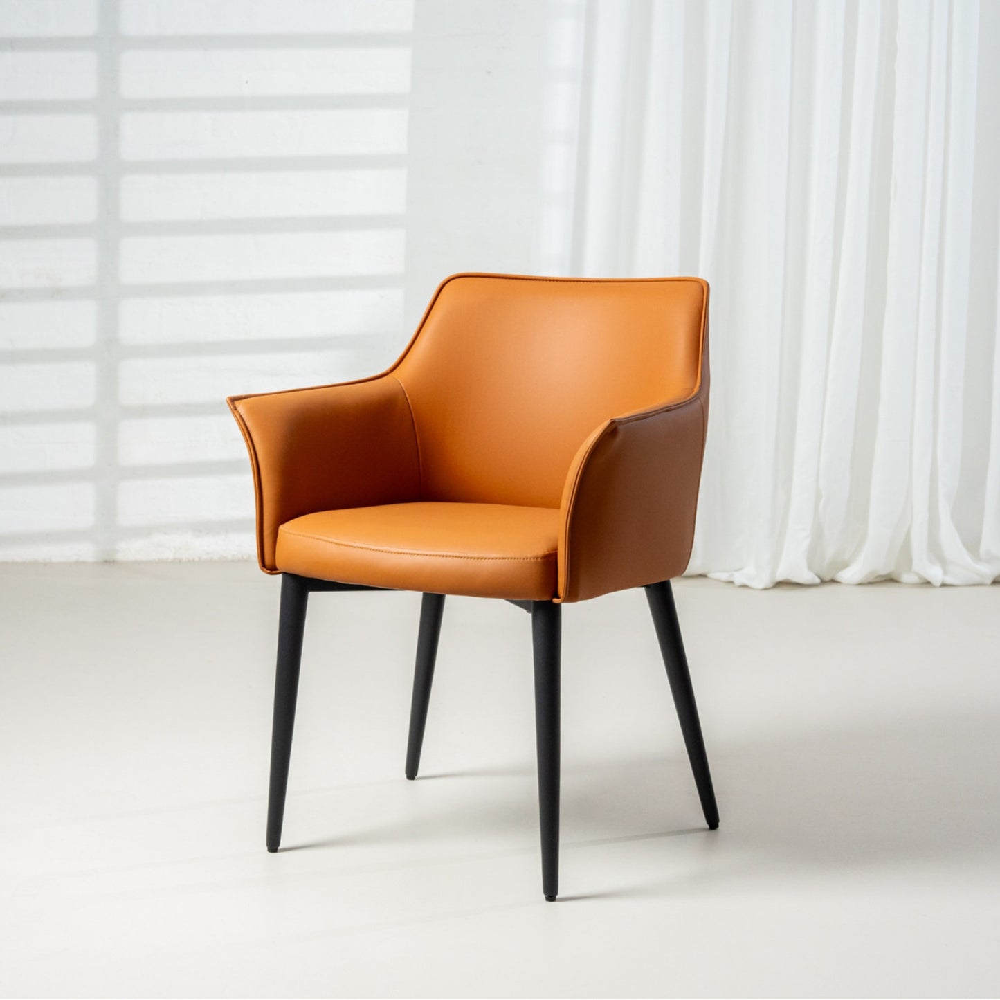 Monaco Leather Dining Chair Set of 2