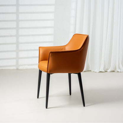 Monaco Leather Dining Chair Set of 2