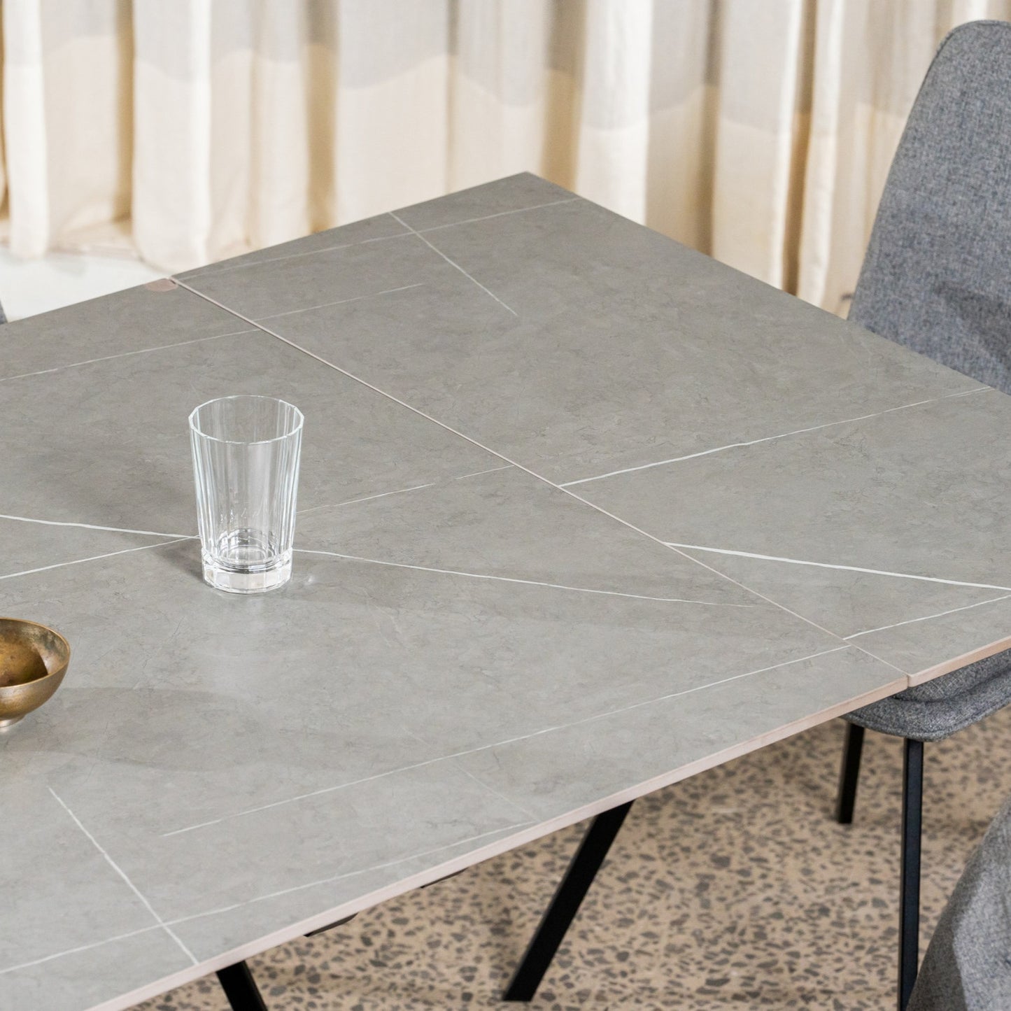 Newcastle Ceramic Extension Dining Table