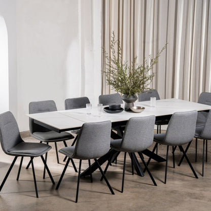 Newcastle Ceramic Extension Dining Table