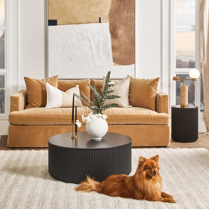 Nomad Round Side Table Side Table Cafe Lighting & Living