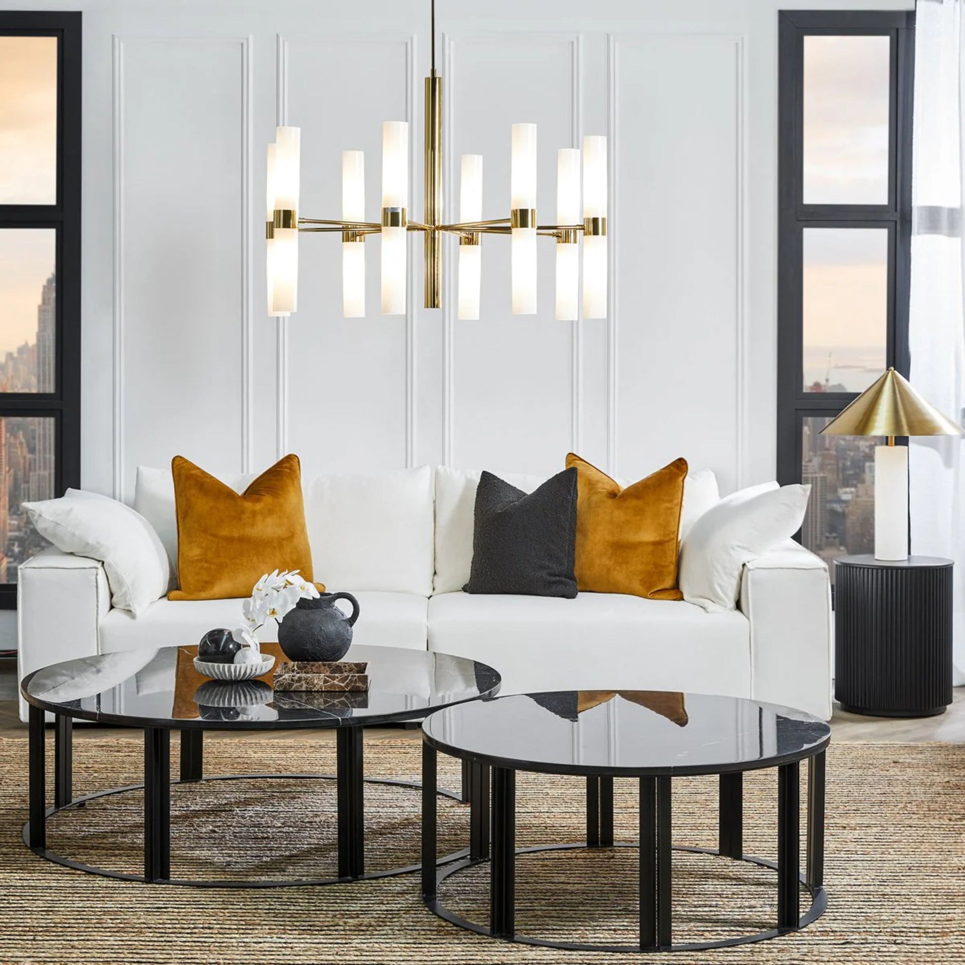 Nomad Round Side Table Side Table Cafe Lighting & Living