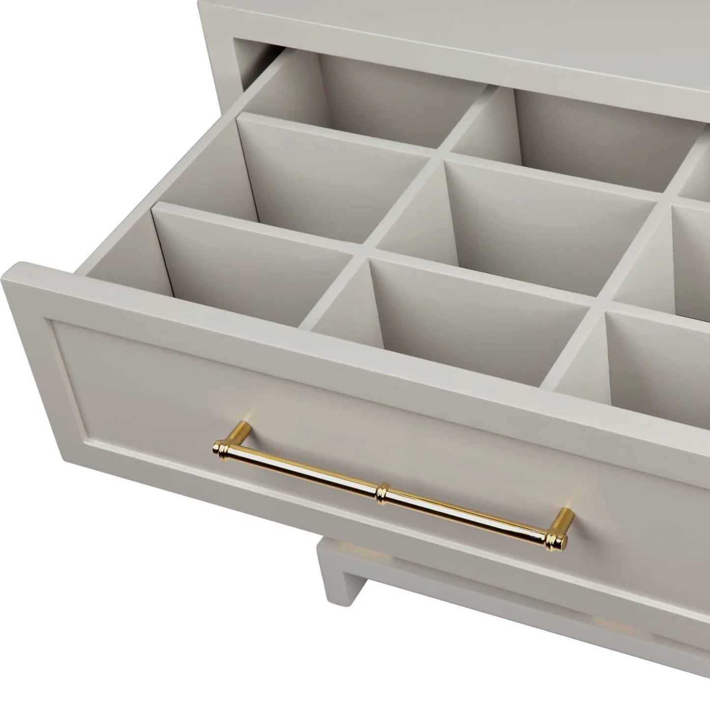 Pearl Large Three Drawer Bedside Table Bedside Table Cafe Lighting & Living