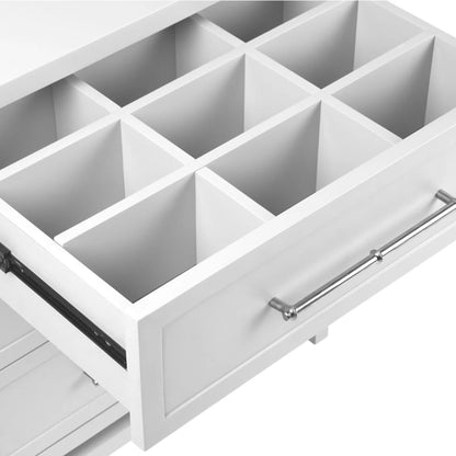 Pearl Large Three Drawer Bedside Table Bedside Table Cafe Lighting & Living