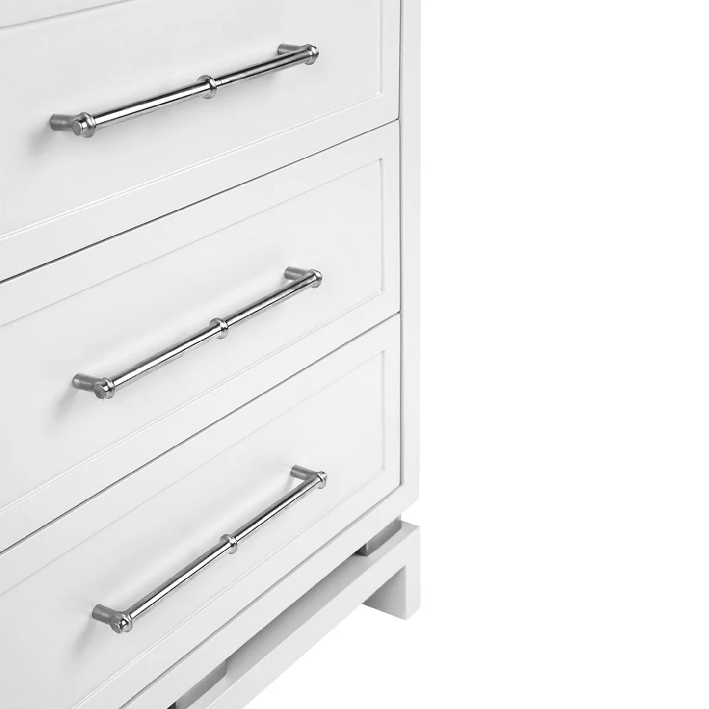 Pearl Large Three Drawer Bedside Table Bedside Table Cafe Lighting & Living