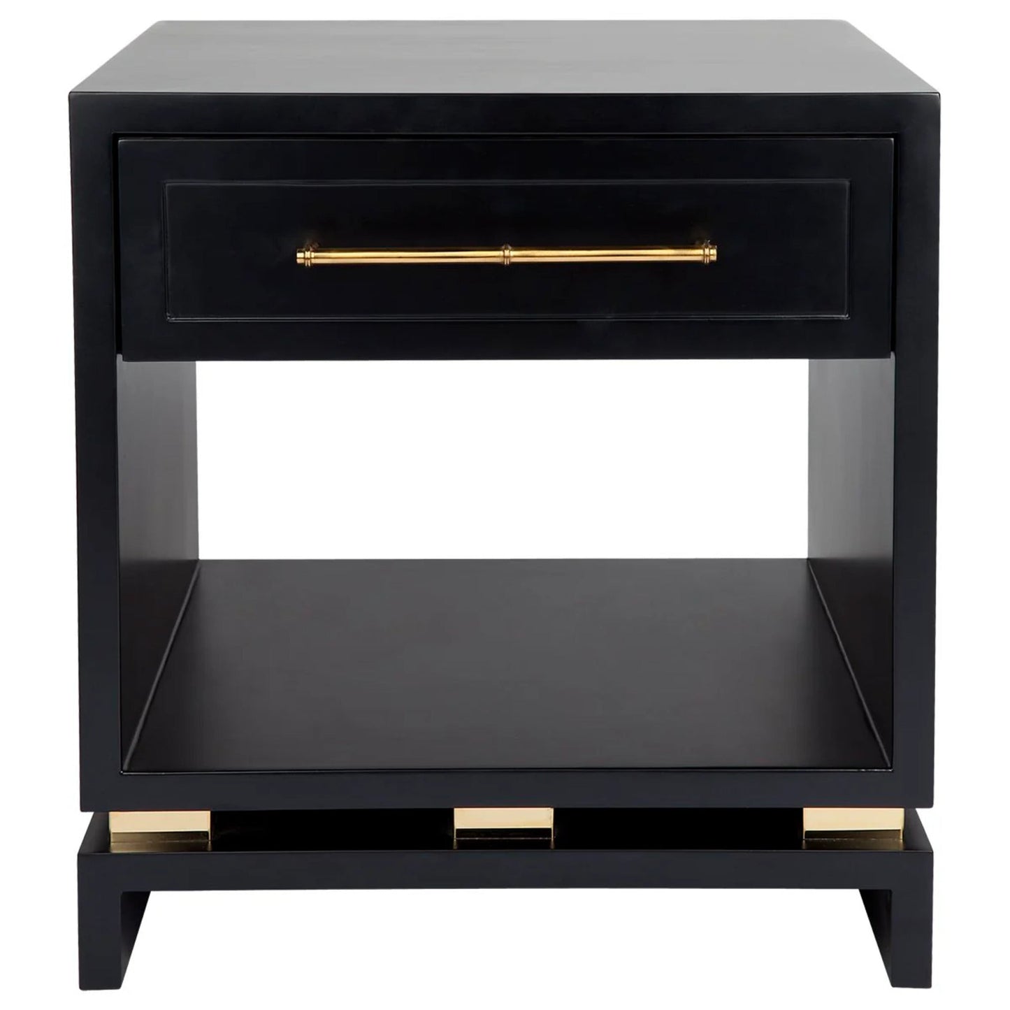 Pearl Small Bedside Table Side Table Cafe Lighting & Living Black