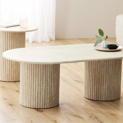 Pompeii Coffee Table - Travertine