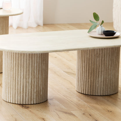Pompeii Coffee Table - Travertine