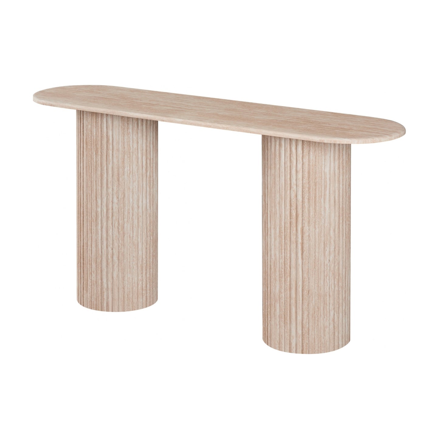 Pompeii Console Table - Travertine