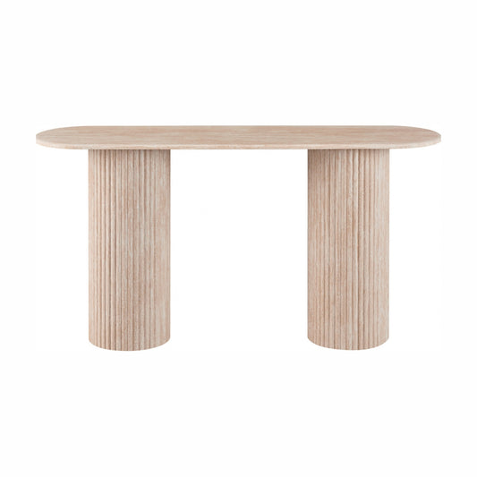 Pompeii Console Table - Travertine