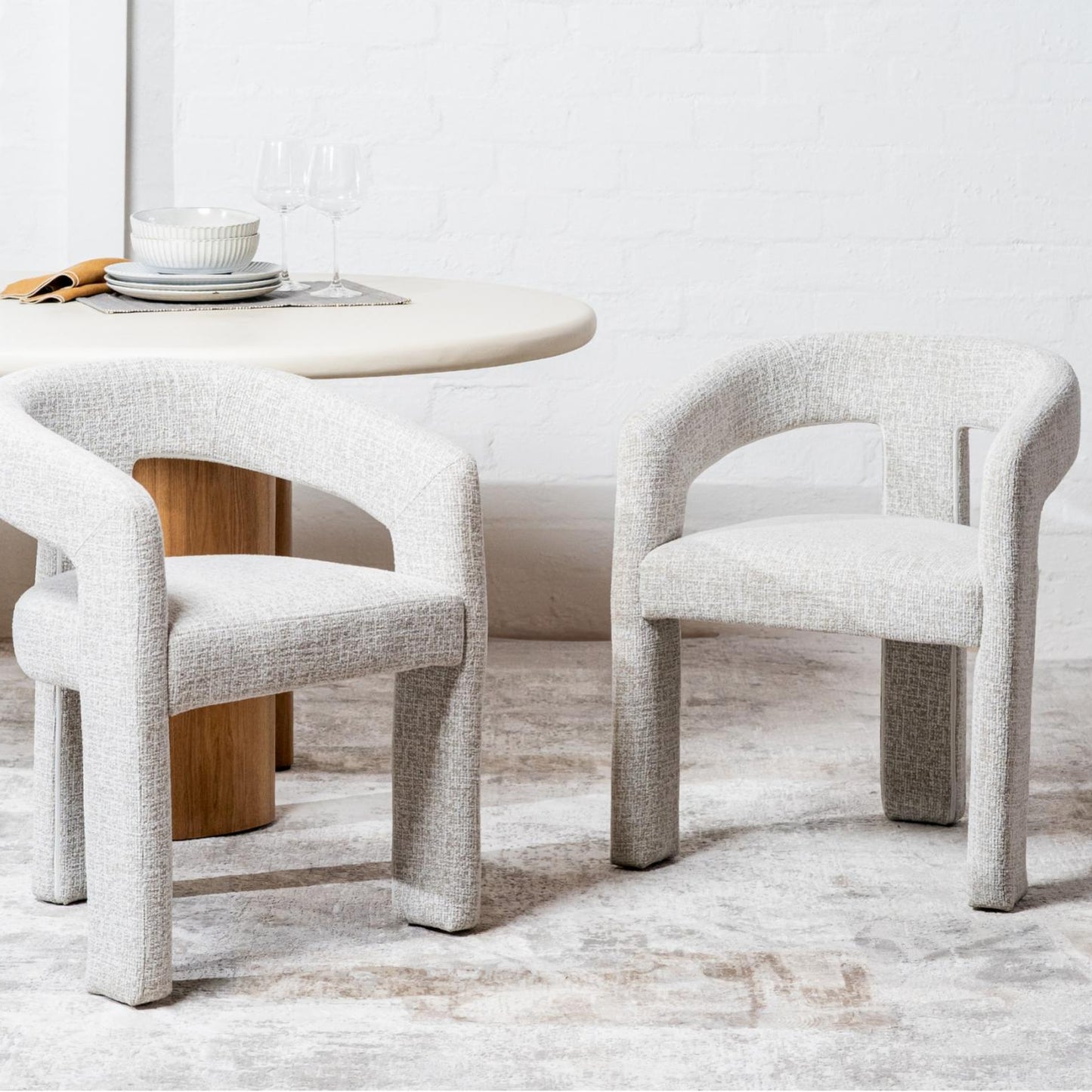 Princeton Fabric Dining Chair Set of 2