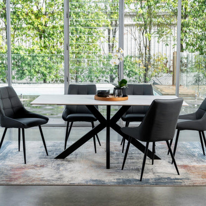 Ruben Leather Dining Chair Set of 2