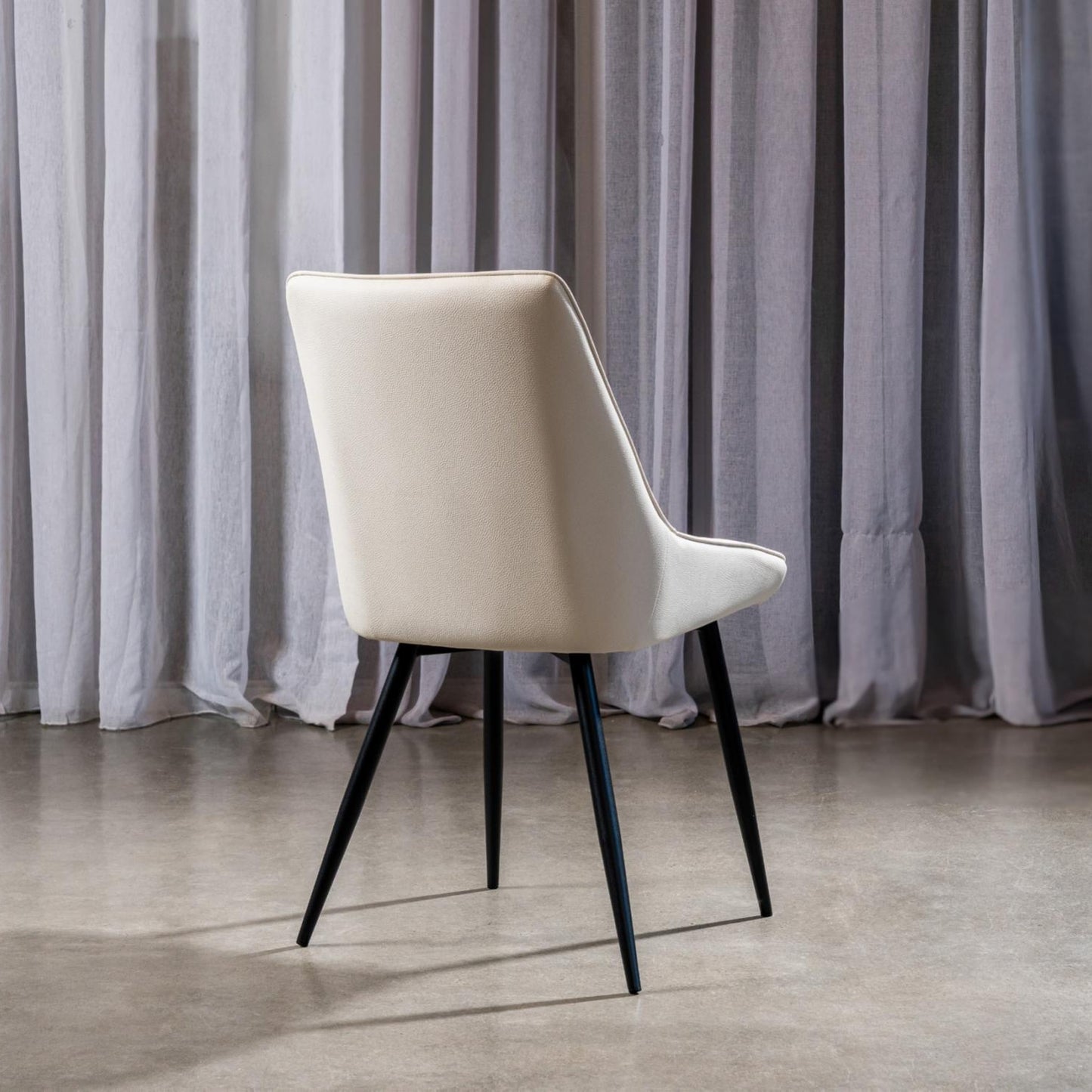 Ruben Leather Dining Chair Set of 2