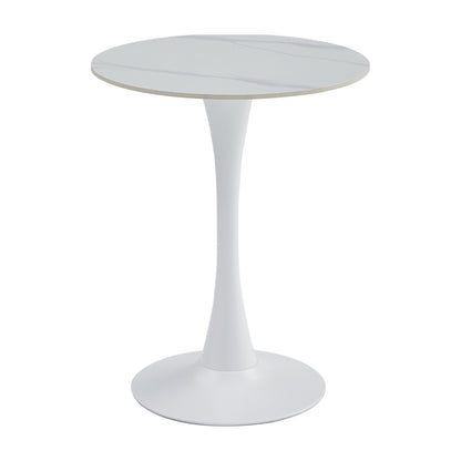 Scandi Ceramic Small Dining Table - Snow White