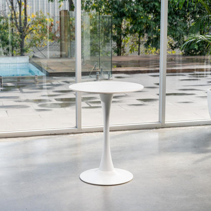 Scandi Ceramic Small Dining Table - Snow White