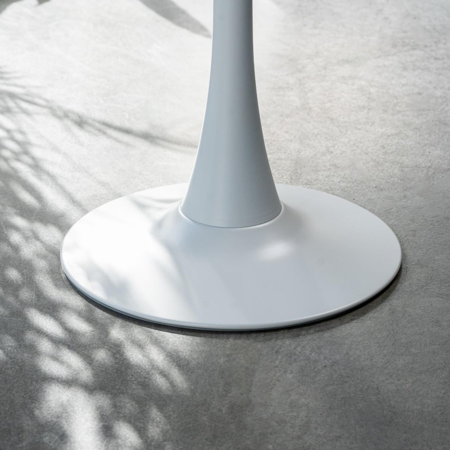 Scandi Ceramic Small Dining Table - Snow White