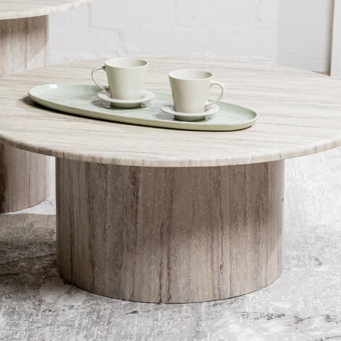 Seoul Marble Coffee Table - Grey