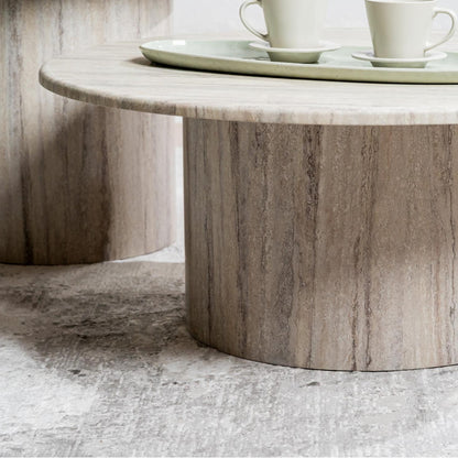 Seoul Marble Side Table - Grey