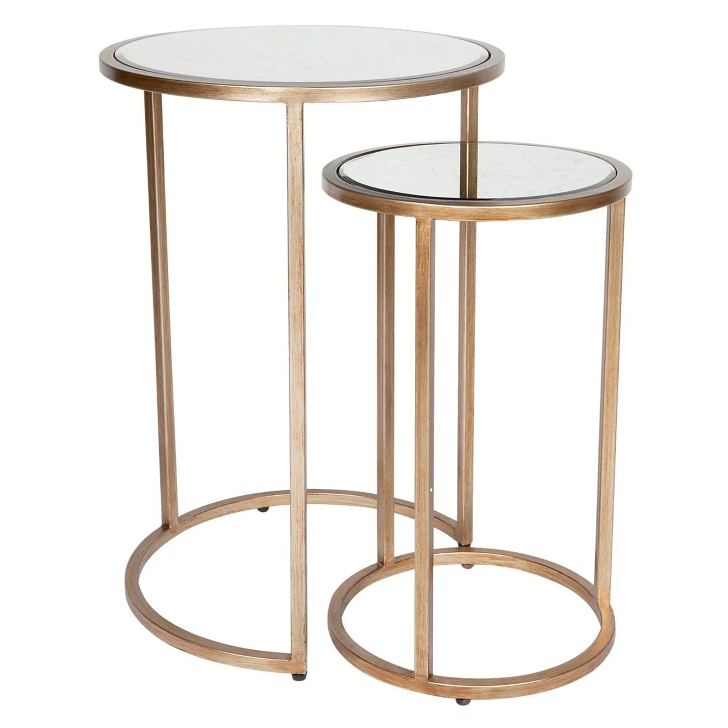 Serene Nesting Side Tables Side Table Cafe Lighting & Living Antique Gold