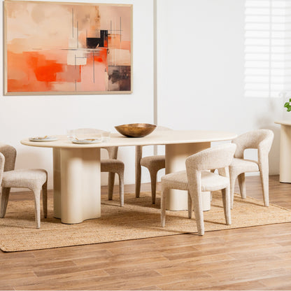 Seville Fabric Dining Chair Set of 2