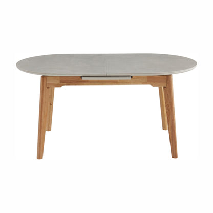 Sweden Ceramic Extension Dining Table - Light Grey