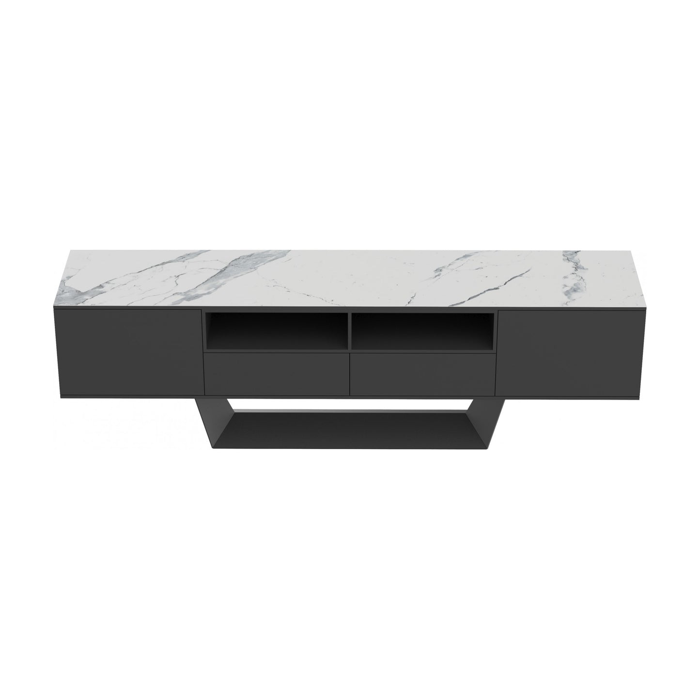 Symphony Ceramic TV Entertainment Unit - Marmo