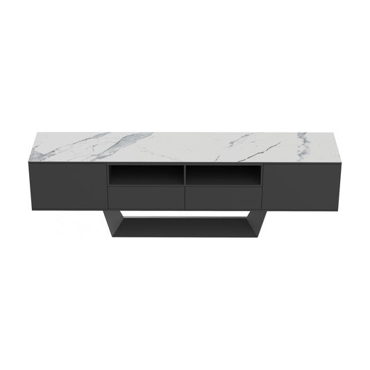 Symphony Ceramic TV Entertainment Unit - Marmo