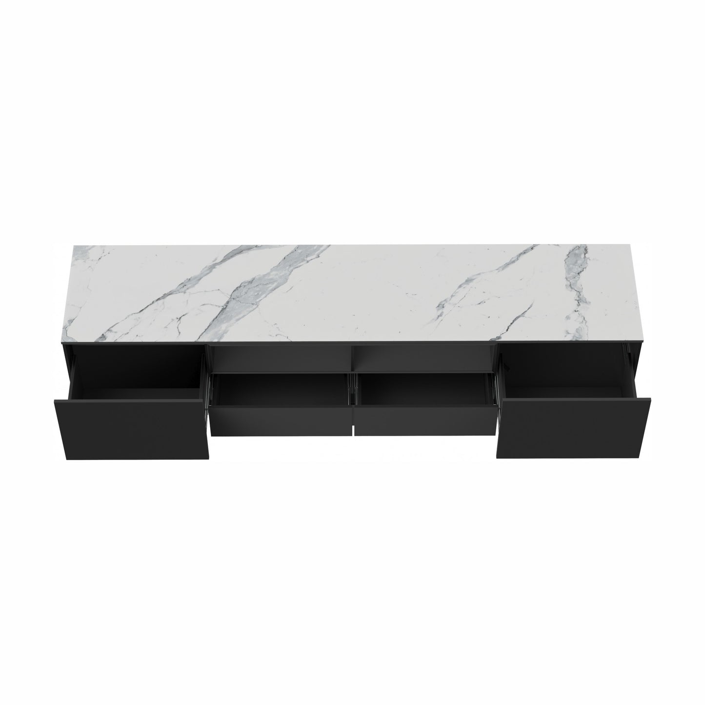 Symphony Ceramic TV Entertainment Unit - Marmo