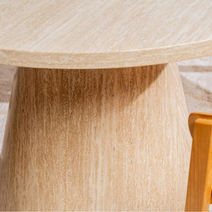 Tessa Wood Dining Table - French Fawn
