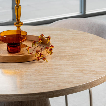 Tessa Wood Dining Table - French Fawn