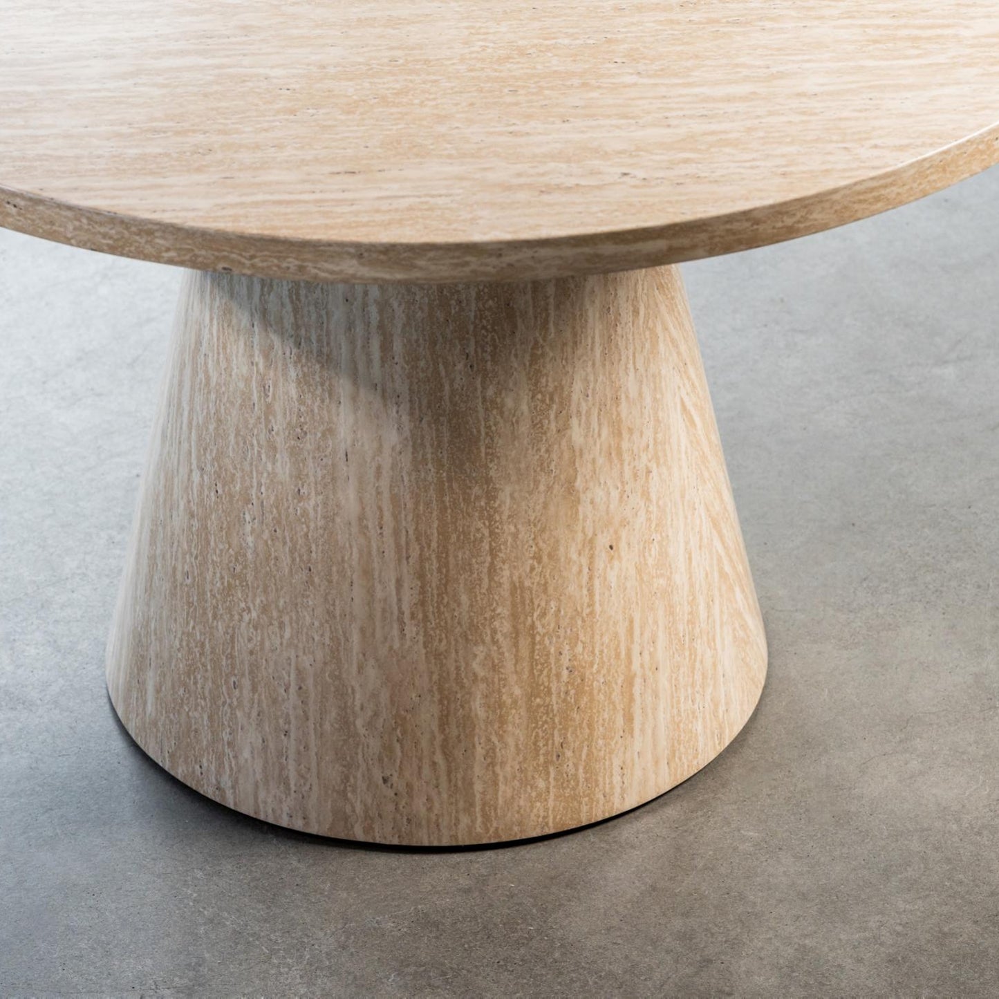 Tessa Wood Dining Table - French Fawn
