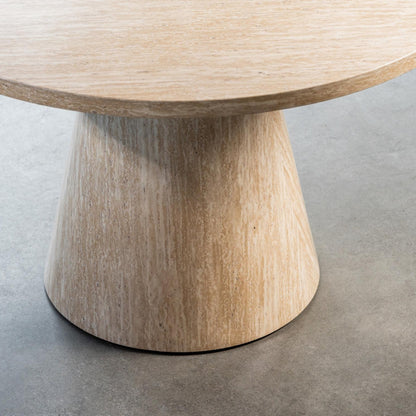 Tessa Wood Dining Table - French Fawn