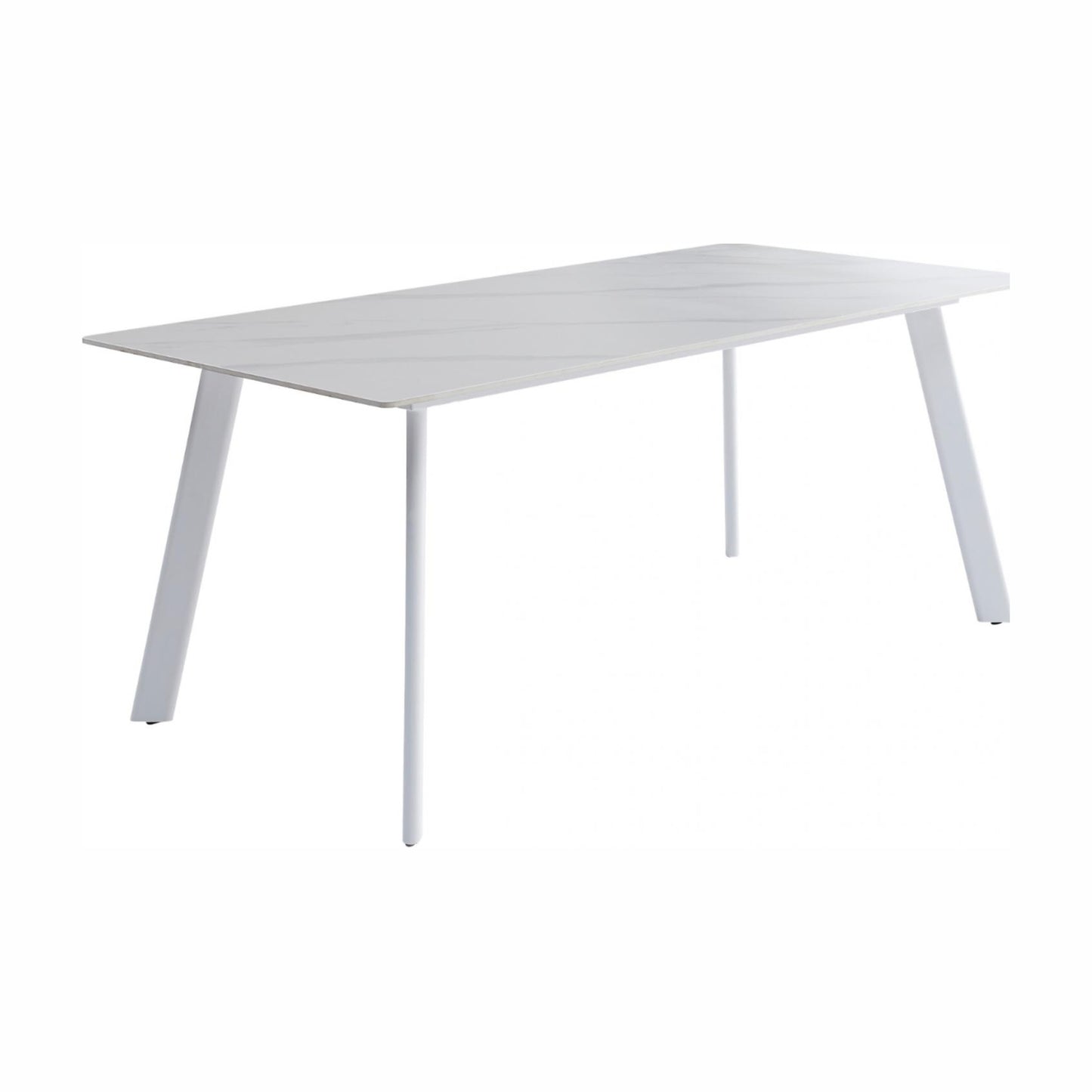 Torino Ceramic Dining Table - Snow White