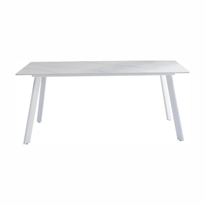 Torino Ceramic Dining Table - Snow White
