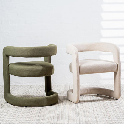 Toronto Fabric Dining Chair Set of 2