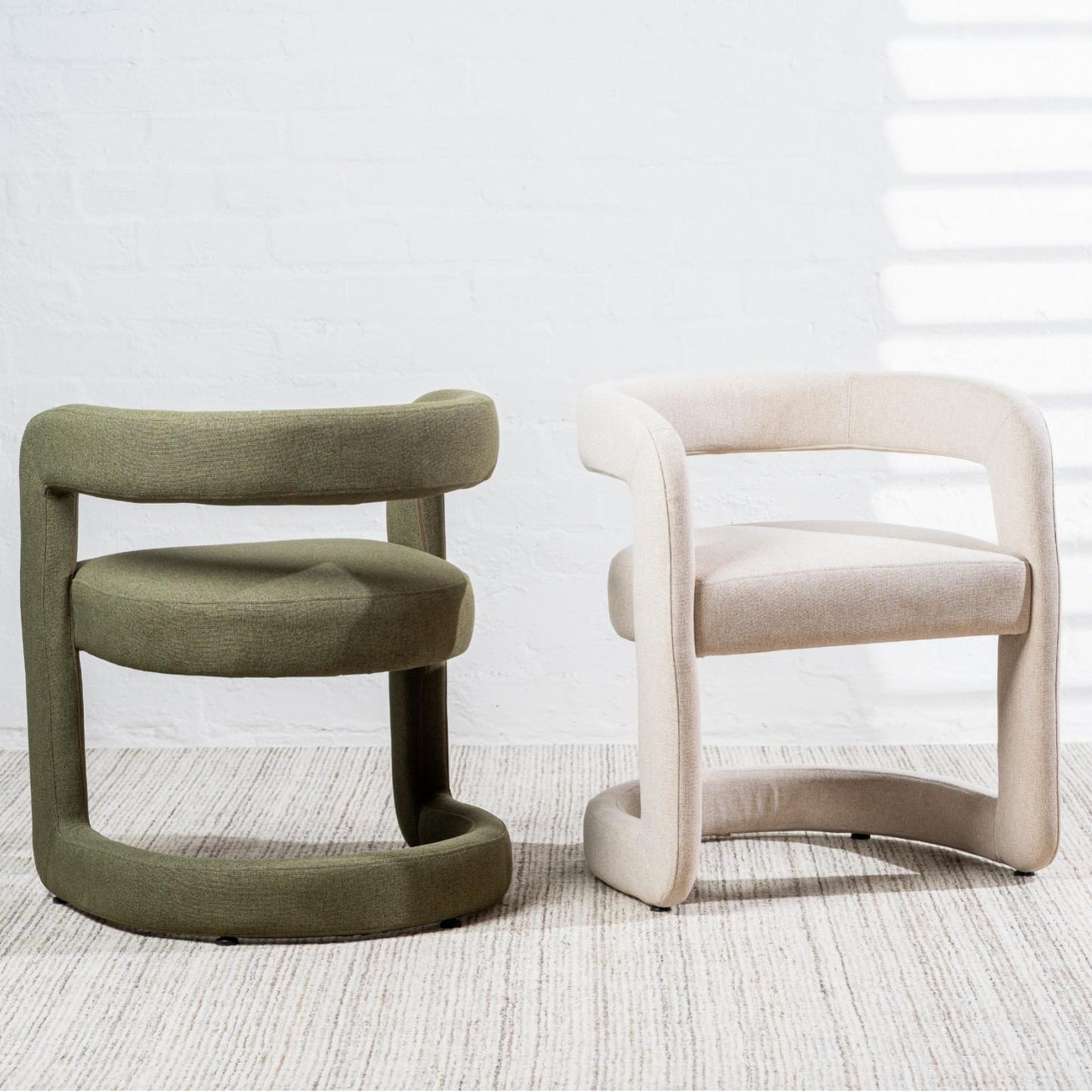 Toronto Fabric Dining Chair Set of 2
